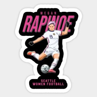 Megan Rapinoe #15 Seattle Women Football Sticker